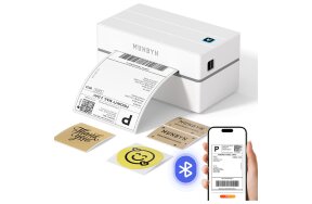 MUNBYN 130B BLUETOOTH THERMAL LABEL PRINTER WHITE